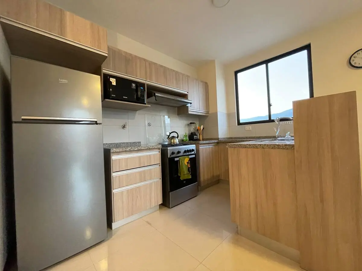 Vista de la cocina